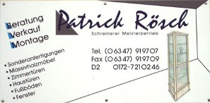 Schreiner Rheinland-Pfalz: Patrick R&ouml;sch Schreinerei Meisterbetrieb